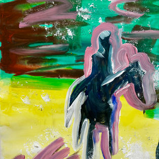 Yê ma chichi grande. 21 x 29.7cm. Gouache on paper. 2022.