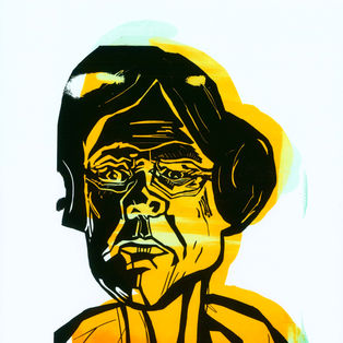 Portrait. 29.7 x 42 cm. Screen print on paper. 2022.