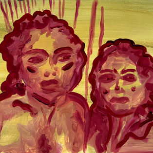 Keyshua ma ye. 21 x 29.7cm. Gouache on paper. 2022.