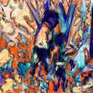 Yê kabata. 14.8 x 21 cm. Gouache and pastel on canvas. 2022.
