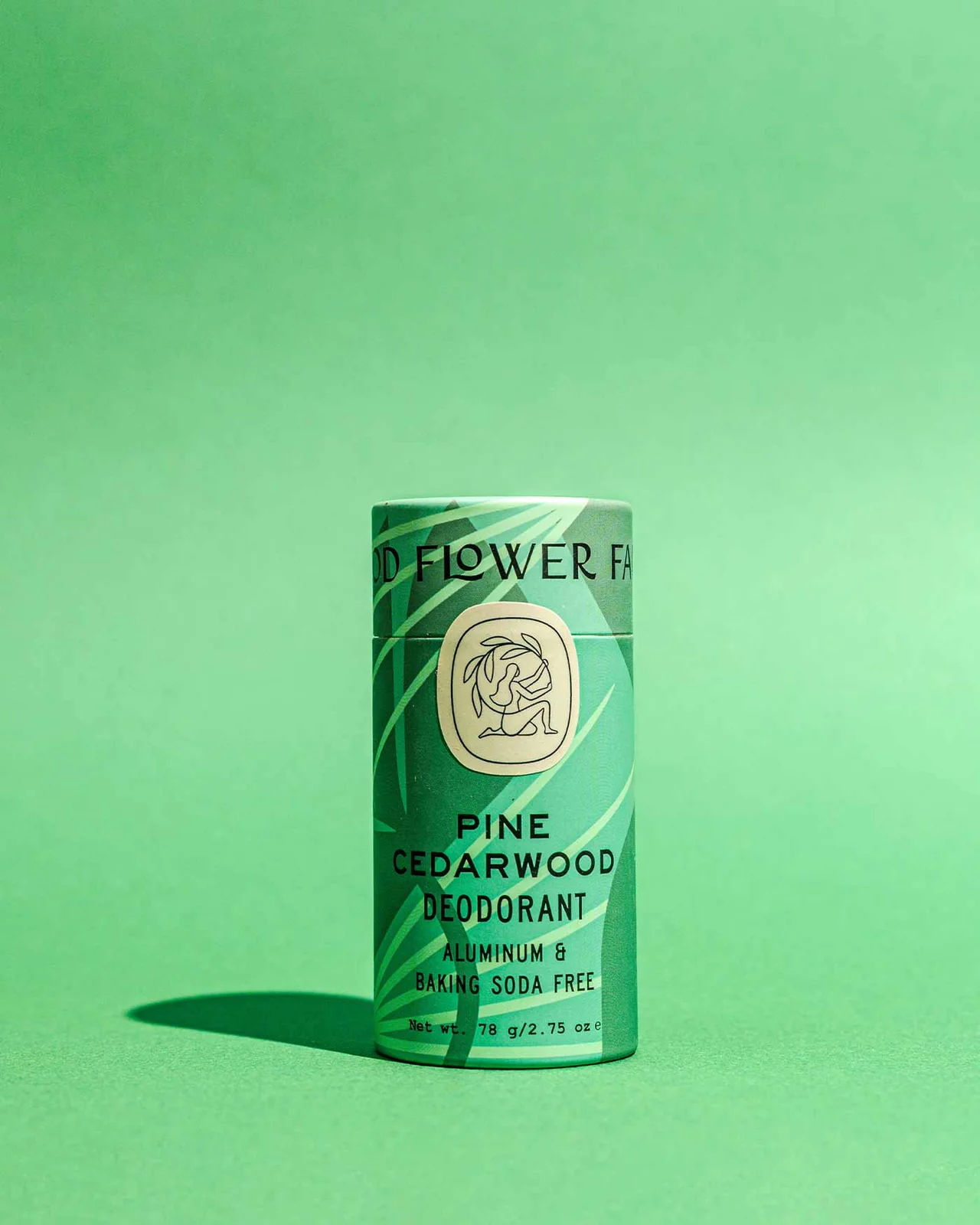 Pine Cedarwood Deodorant | plastic-free paper tube