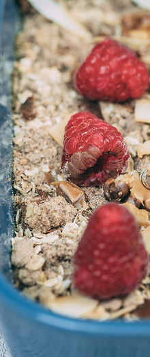 Crumble de maca e sumo mirtilo. 2.JPG