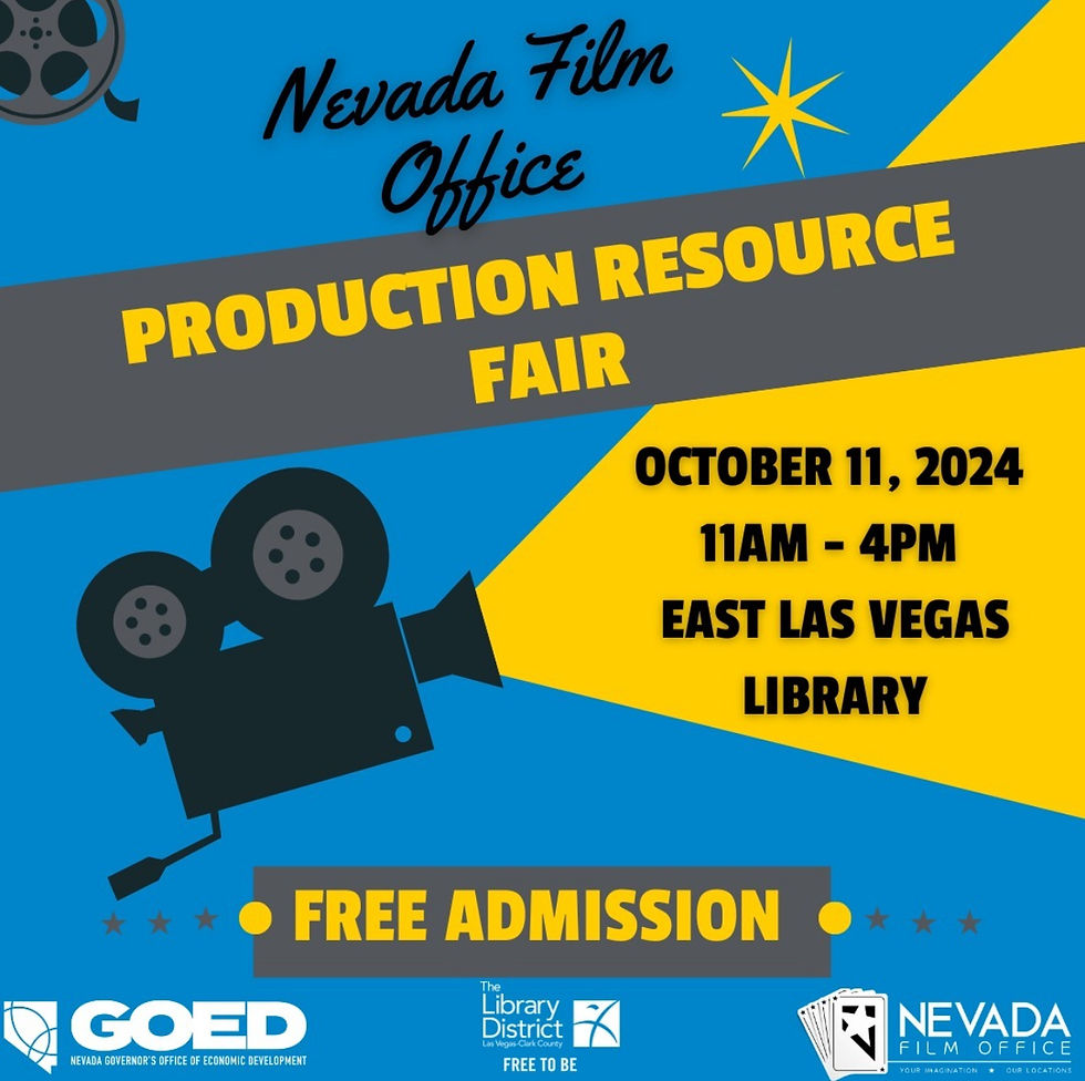 Nevada Film Office : Production Resource Fair
