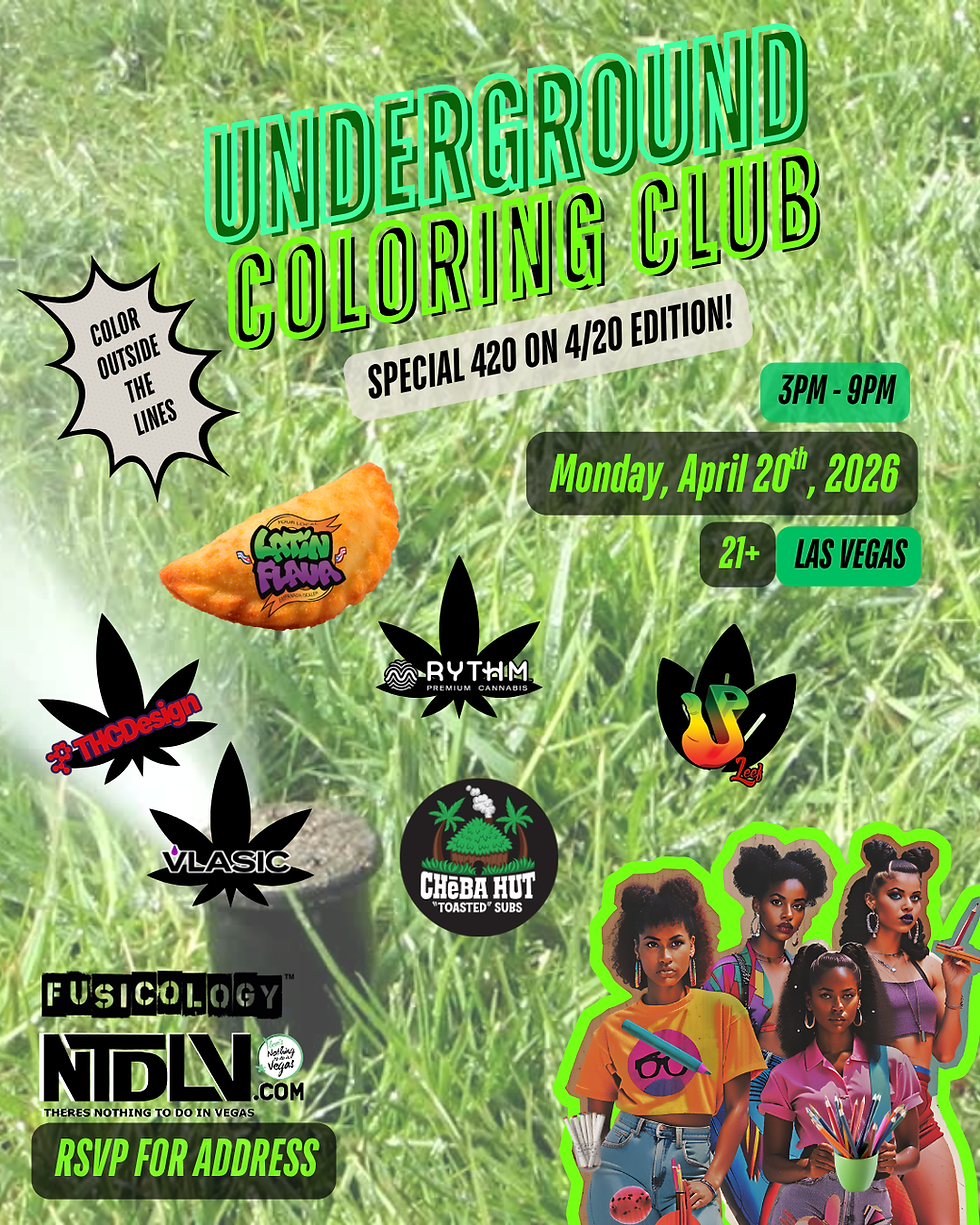 Underground Coloring Club - 420 on 4/20 Edition - F