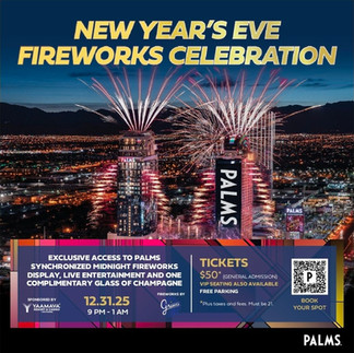 New Years Eve Las Vegas 2026