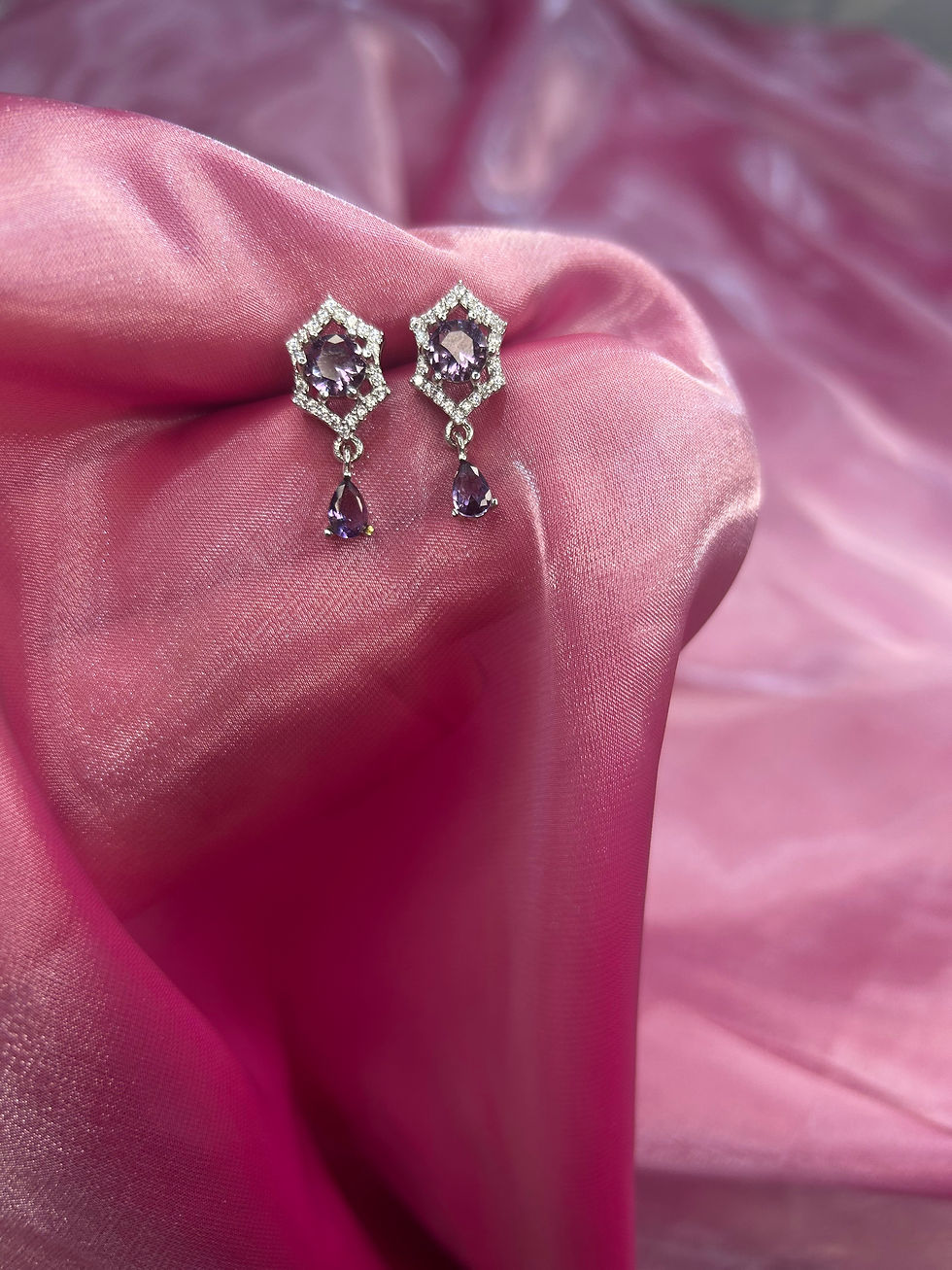 Brianna Purple AD Earrings