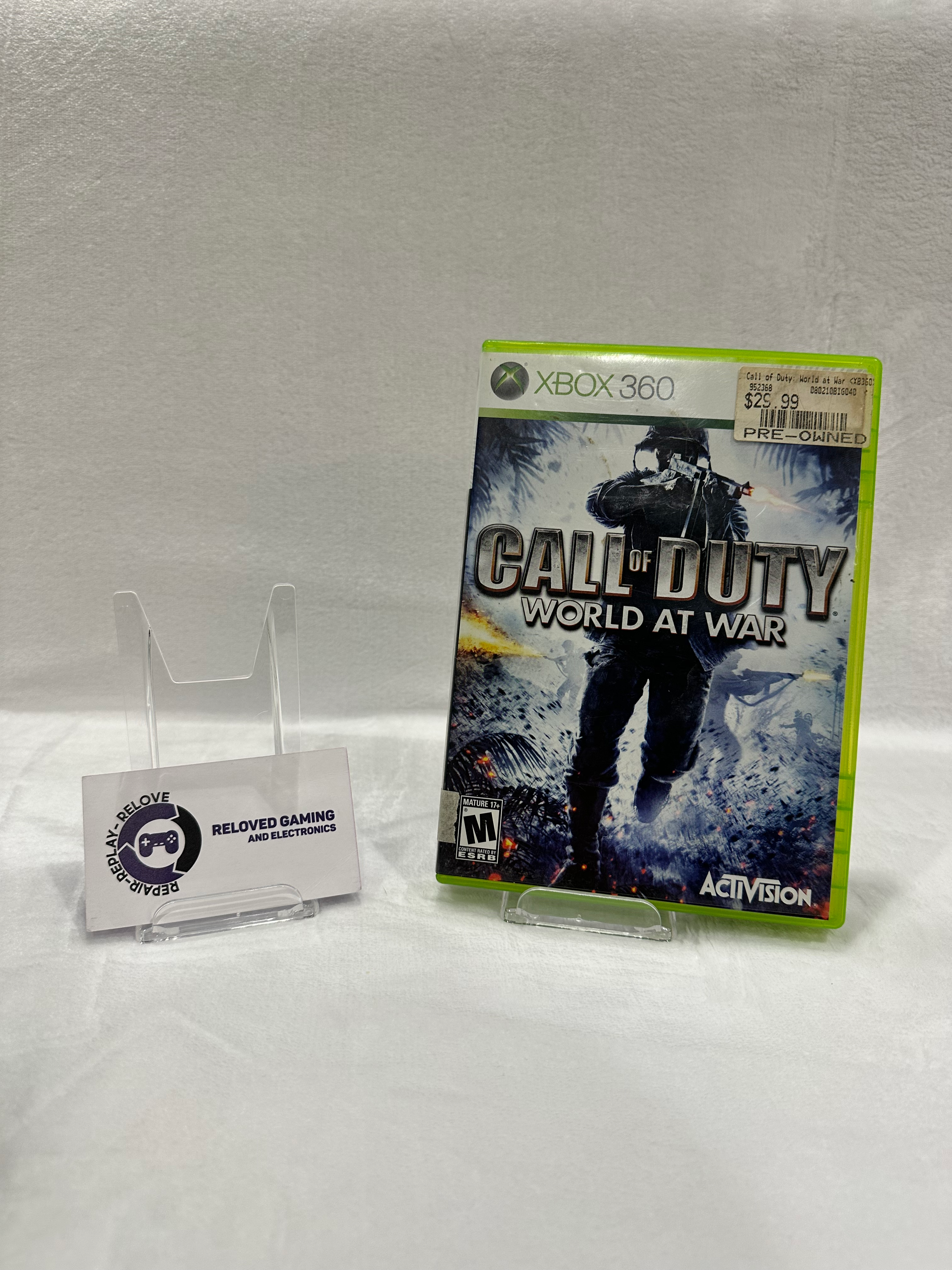 Call of Duty World At War Xbox 360