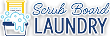 Scrub Board Laundry Logo