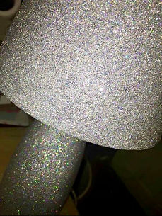 Glitter DIY Arts and Crafts lamp
