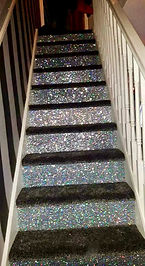 Glitter Staircase arts and crafts ideas