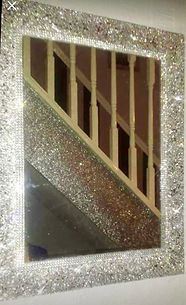 Glitter mirror DIY Arts and crafts