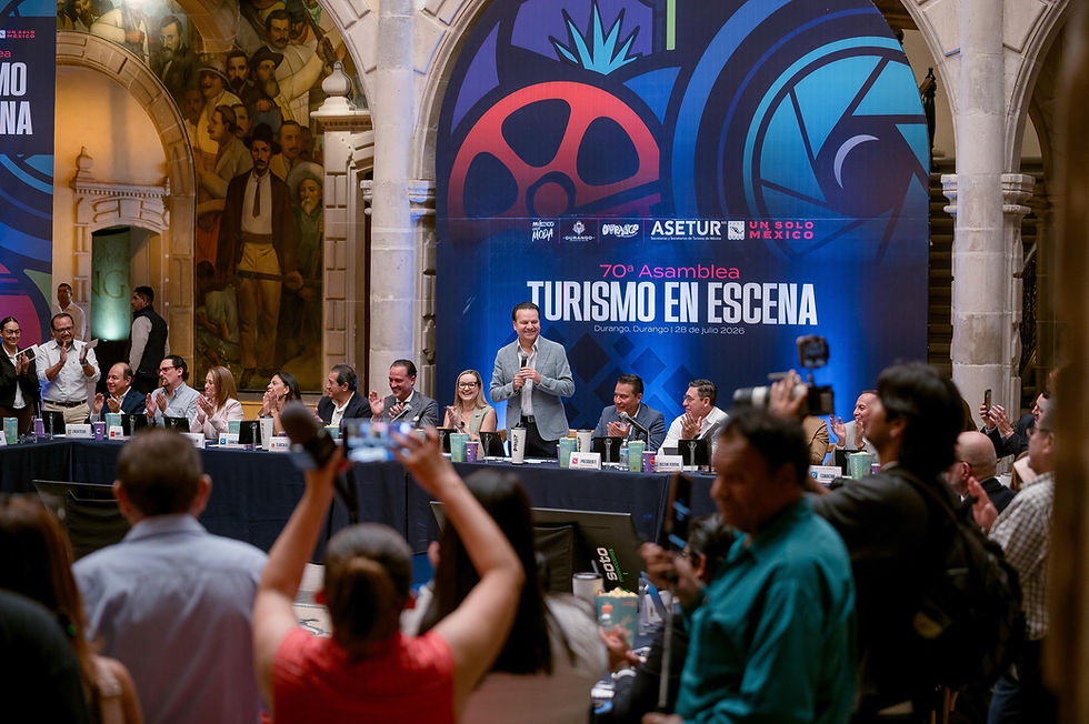 Durango reúne a titulares de Turismo del país en la 70ª Asamblea de ASETUR para consolidar el turismo, la conectividad y la cinematografía