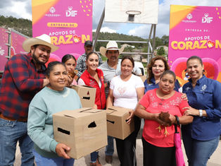 Llevan apoyo alimentario y aves de postura a cinco comunidades del municipio de Durango; Marisol Rosso resalta la importancia de atender a todos los duranguenses