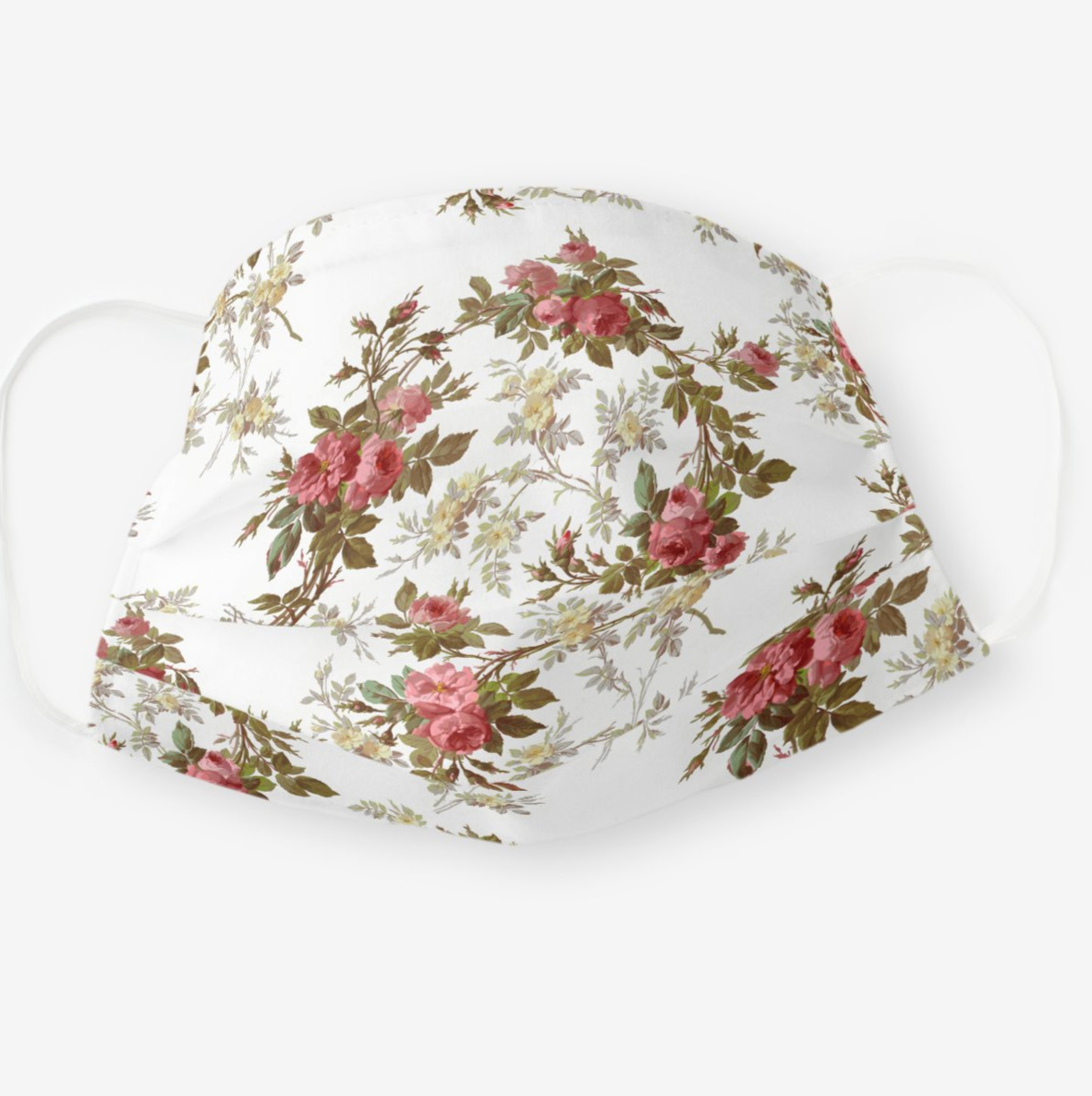 Vintage Pink Rose Floral