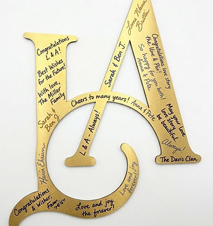 Wedding alternative guest book