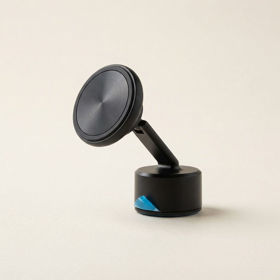 Magnetic dashboard phone mount