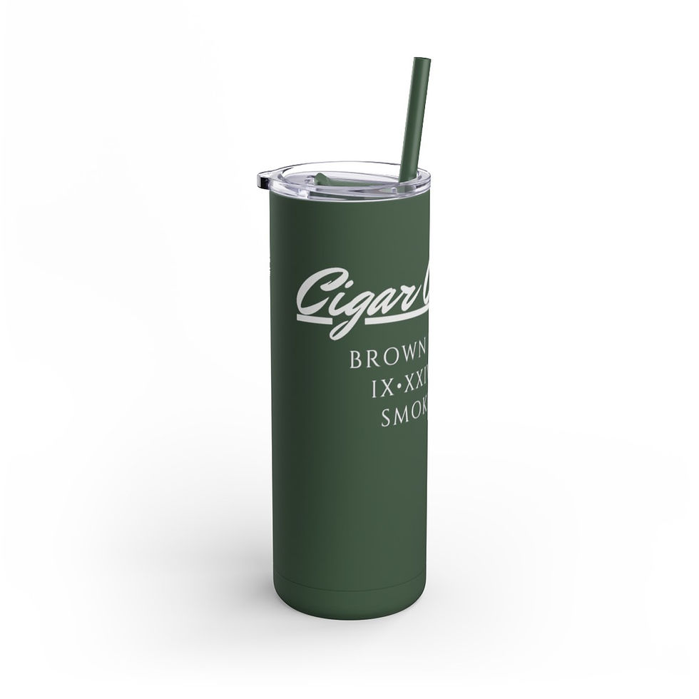 Miniature : CIGAR CERTIFIED Maars Maker Skinny Matte Tumbler, 20oz