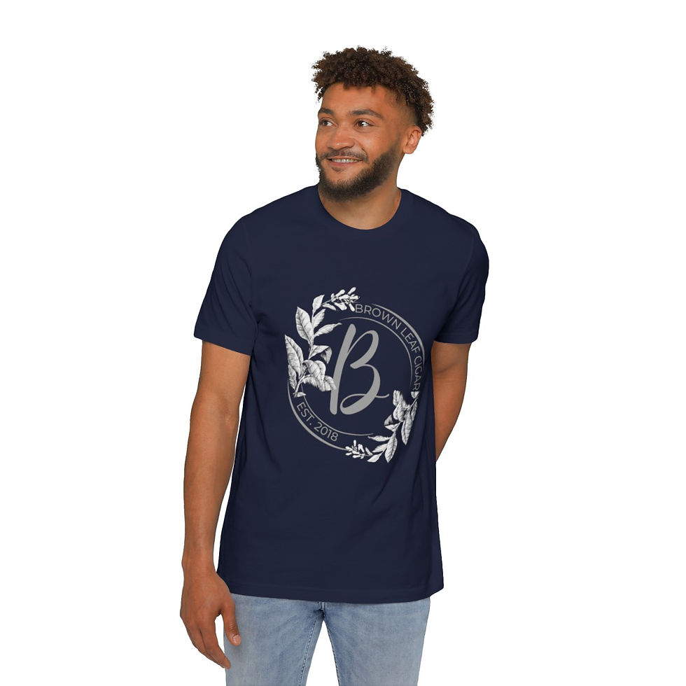 Miniatura: BROWN LEAF CIGAR Unisex Short-Sleeve Jersey T-Shirt