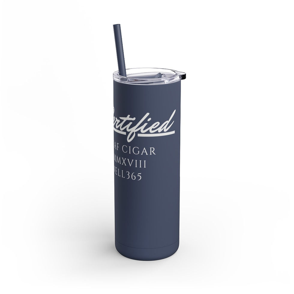 Miniature : CIGAR CERTIFIED Maars Maker Skinny Matte Tumbler, 20oz