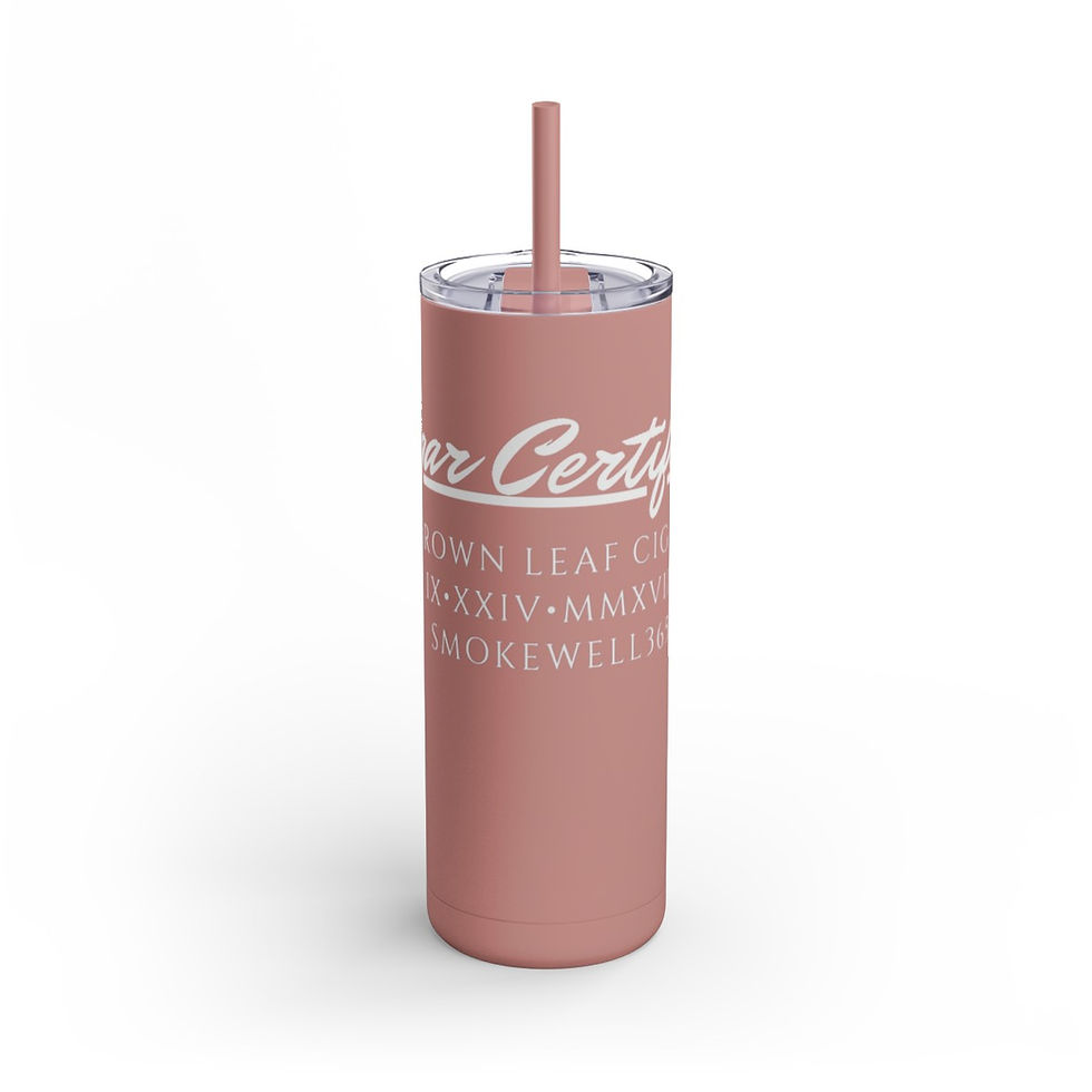 Miniature : CIGAR CERTIFIED Maars Maker Skinny Matte Tumbler, 20oz
