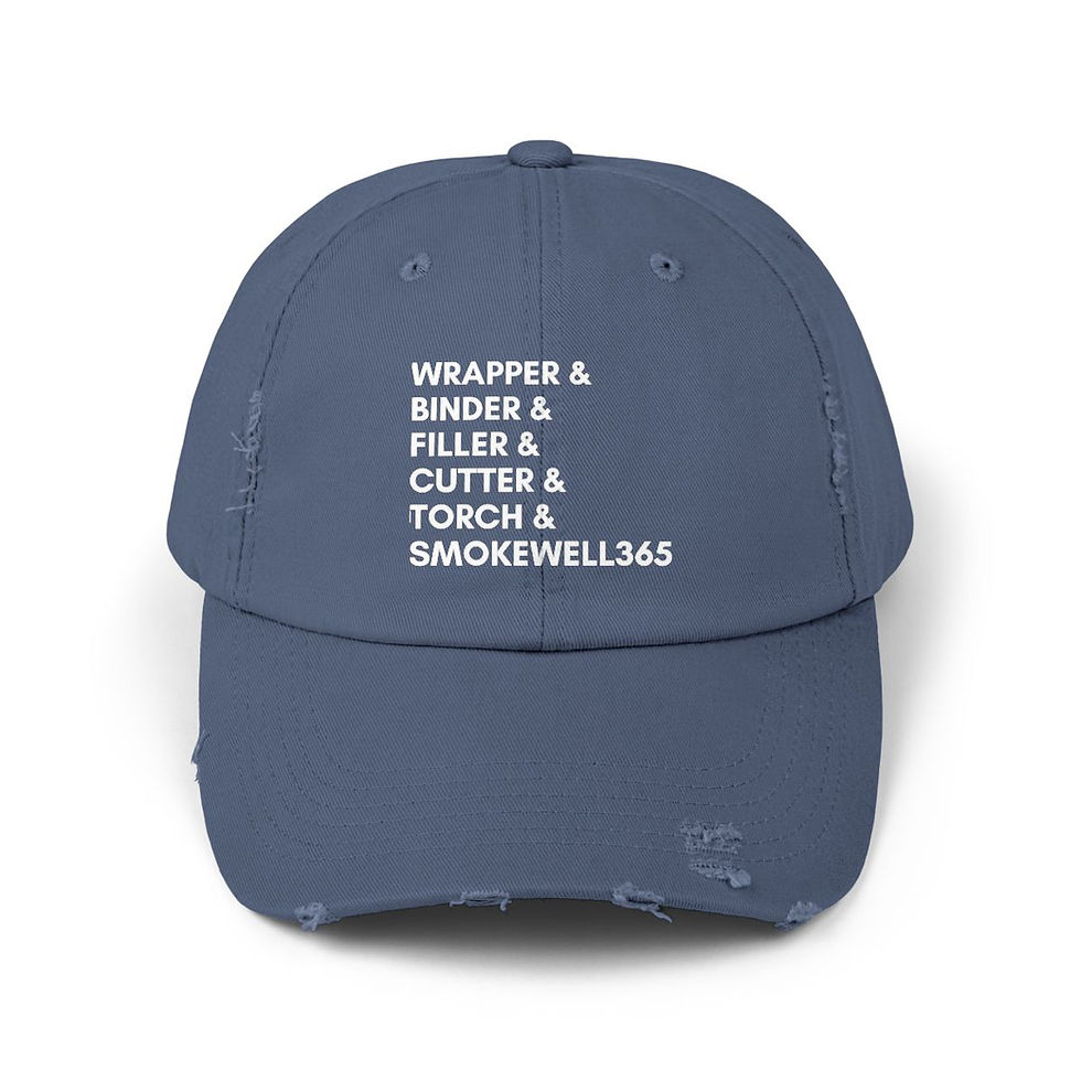 Thumbnail: SmokeWell Unisex Distressed Cap