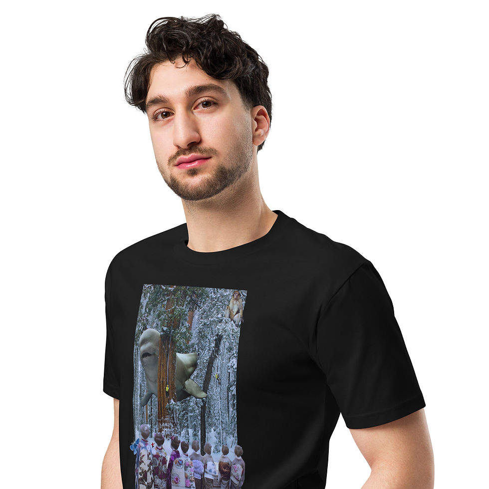 Thumbnail: I Don't Belong Here Do You? - Art T-shirt