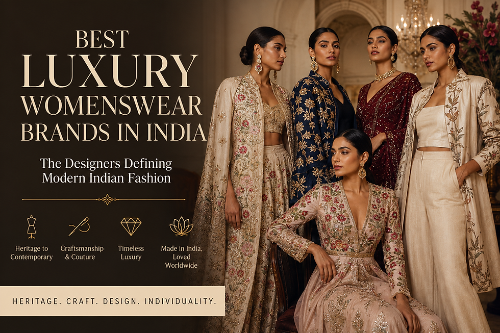 Top Luxury Womenswear Brands in India