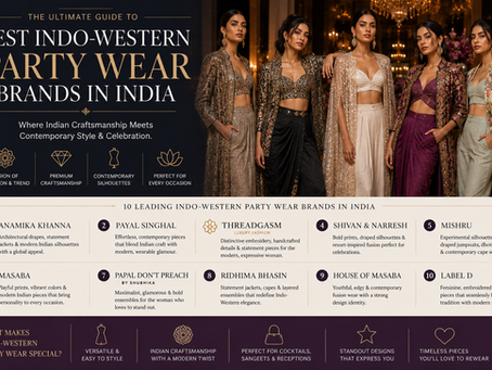 Best Indo-Western Party Wear Brands in India