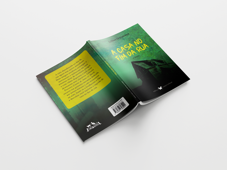 Capa para a 3ª edição do livro A Casa no Fim da Rua, do autor Gilberto Fonseca