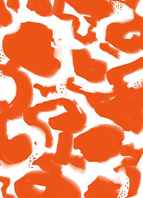 Abstract Orange Strokes
