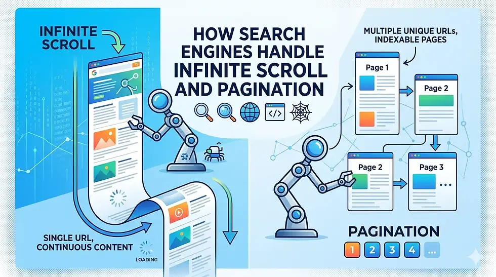 How Search Engines Handle Infinite Scroll and Pagination