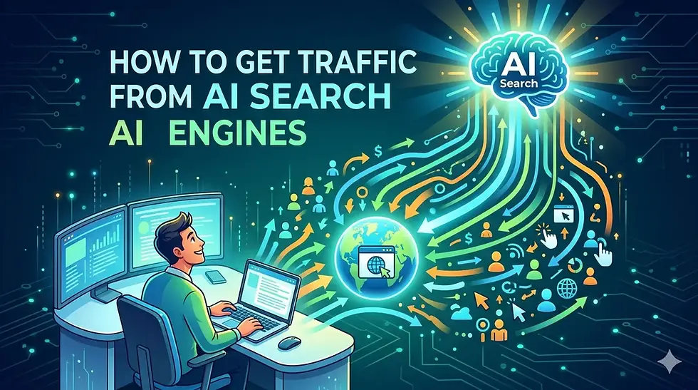 How to Get Traffic from AI Search Engines