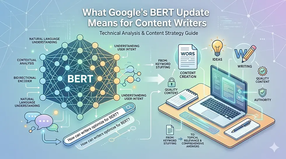 What Google’s BERT Update Means for Content Writers