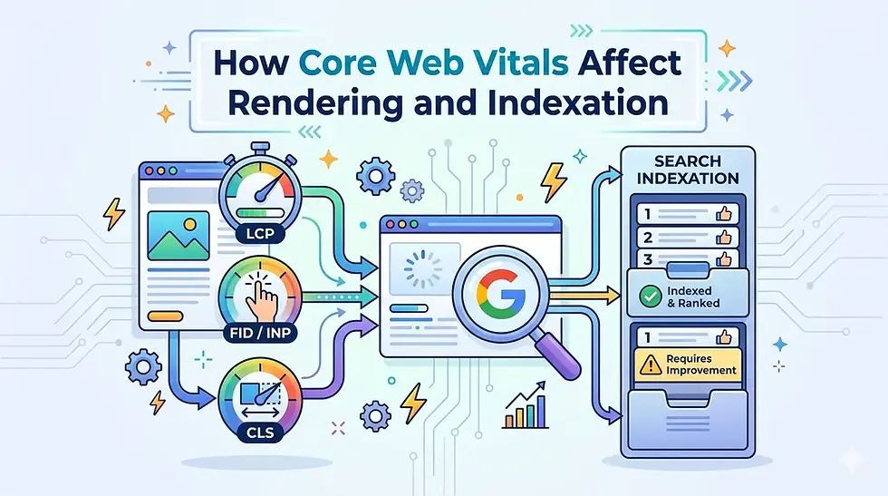 How Core Web Vitals Affect Rendering and Indexation
