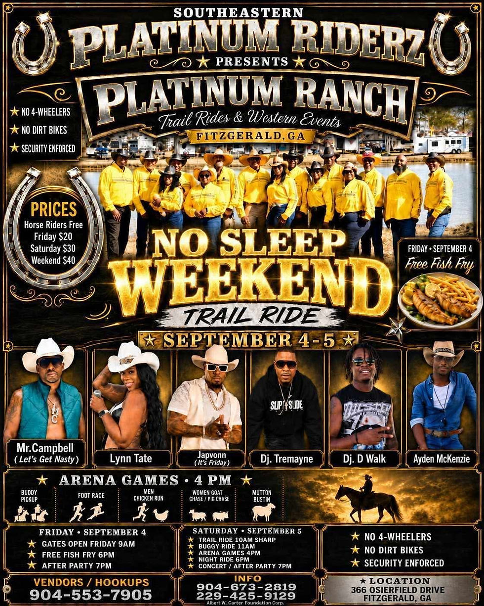 No Sleep Weekend Trail Ride