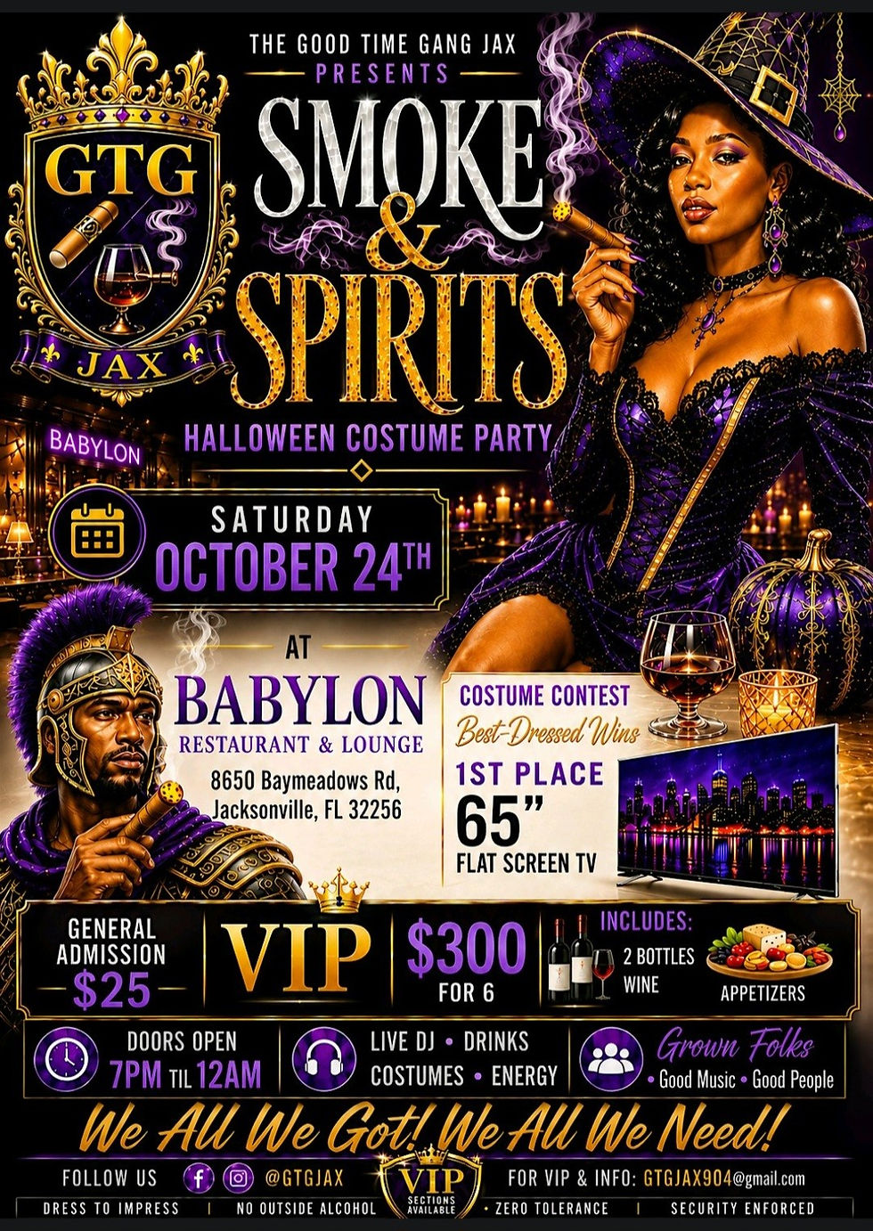 GTG Smoke & Spirits Halloween Costume Party