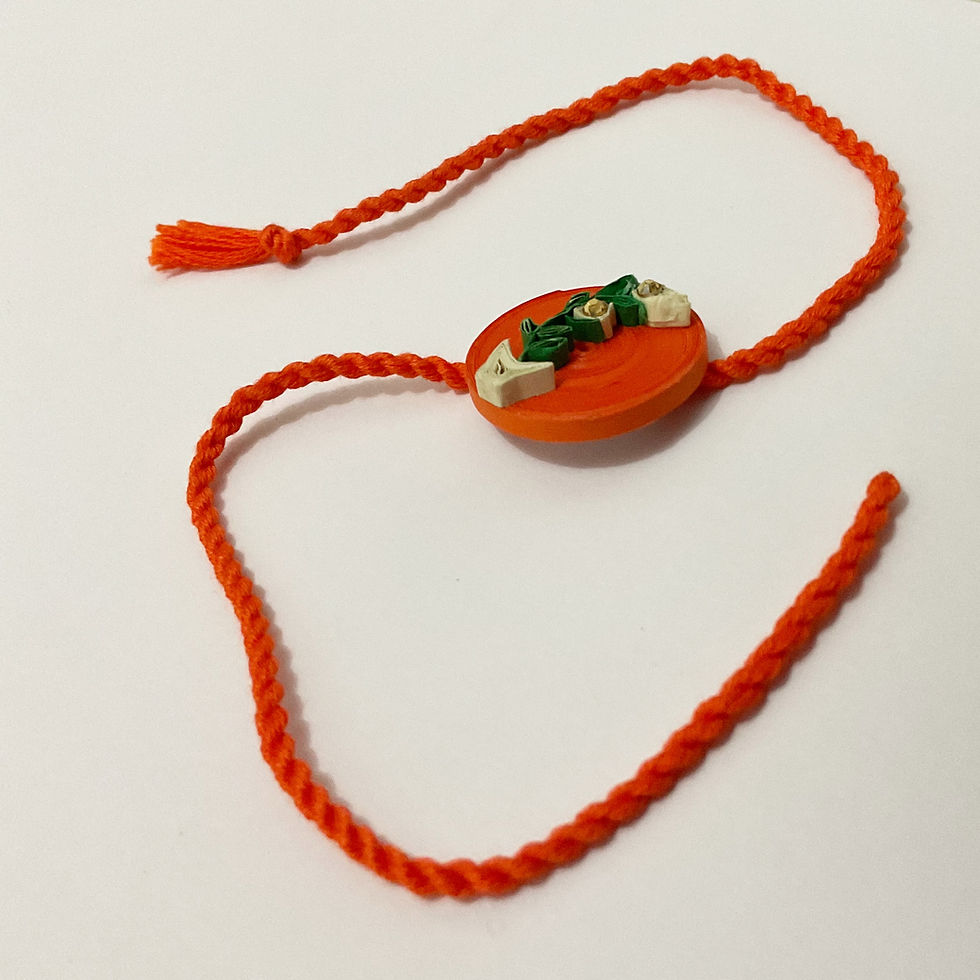 Miniatura: Rakhi handmade Paper Quilling