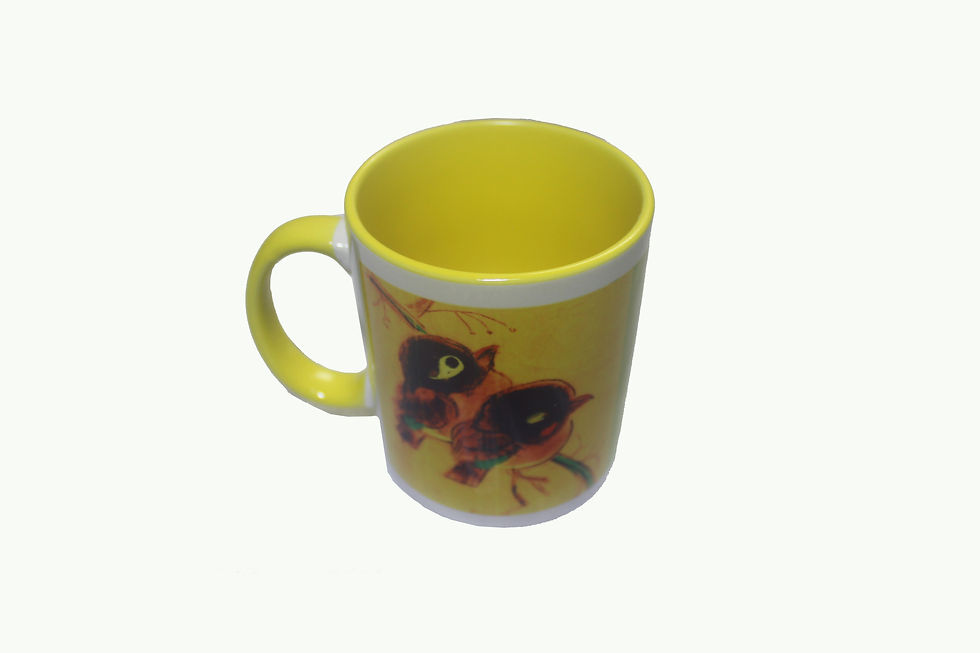 Thumbnail: Ceramic Mug Two Birdies Colour 325ml