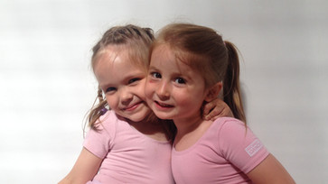 Pre-School ballet dancers in class