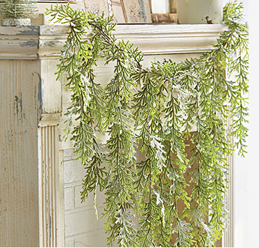 Thumbnail: ICED CEDAR GARLAND 4'