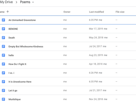 Poetic Anthology