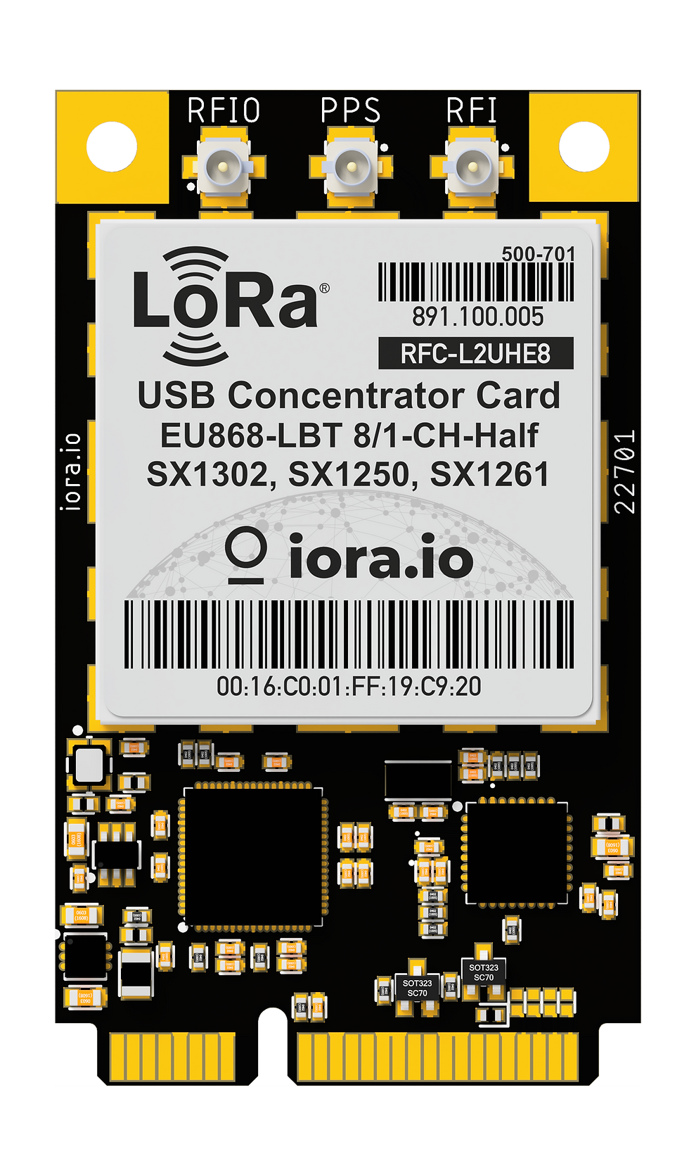 Küçük resim: LoRa® EU868 SX1302 USB LBT Card