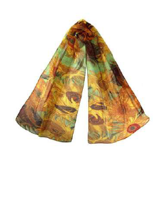 Van Gogh Sunflowers Scarf