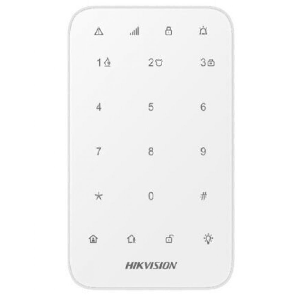 Hikvision DS-PK1-LT-WE Teclado LCD inalámbrico con función de etiqueta