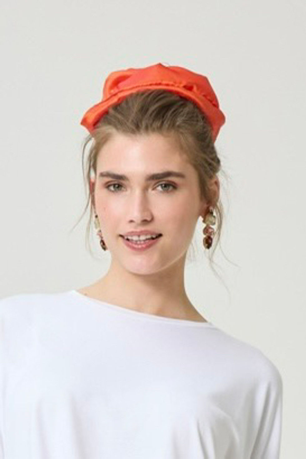 Thumbnail: JUICY ORANGE TAFFETA | OVERSIZE Scrunchie