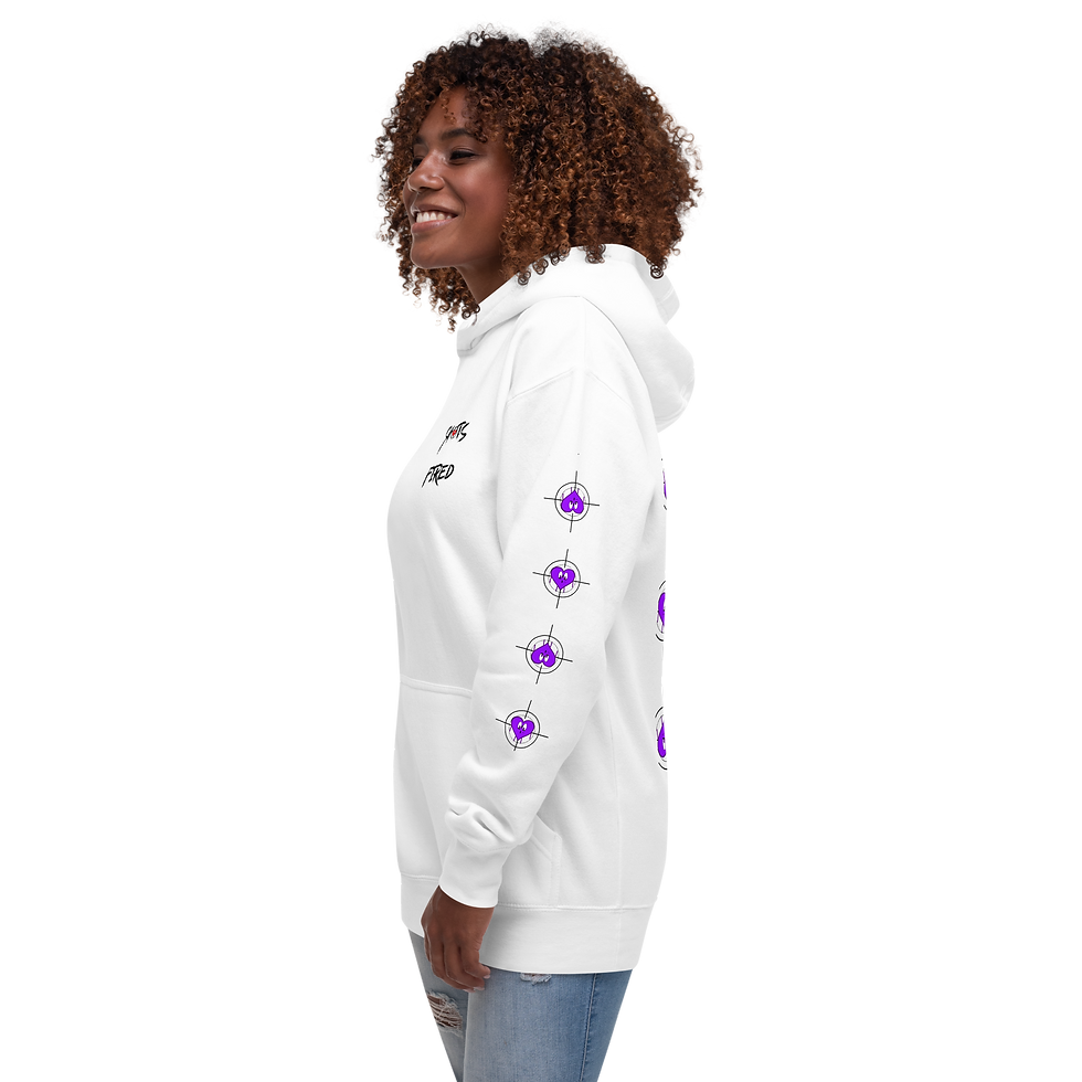 Thumbnail: Backfired Hoodie (purple heart edition)