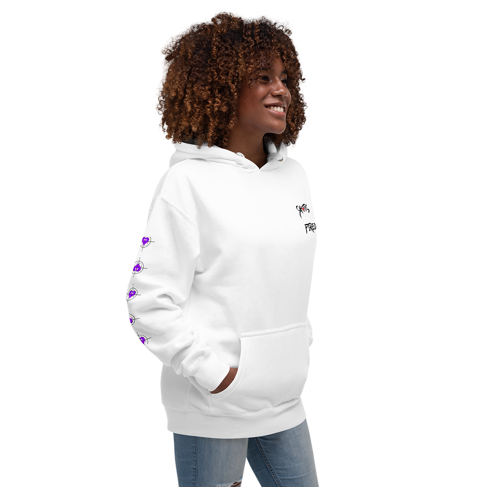 Thumbnail: Backfired Hoodie (purple heart edition)