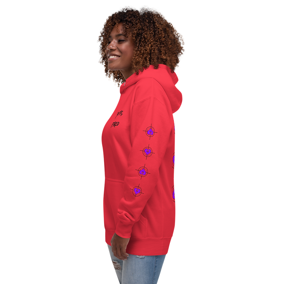 Thumbnail: Backfired Hoodie (purple heart edition)