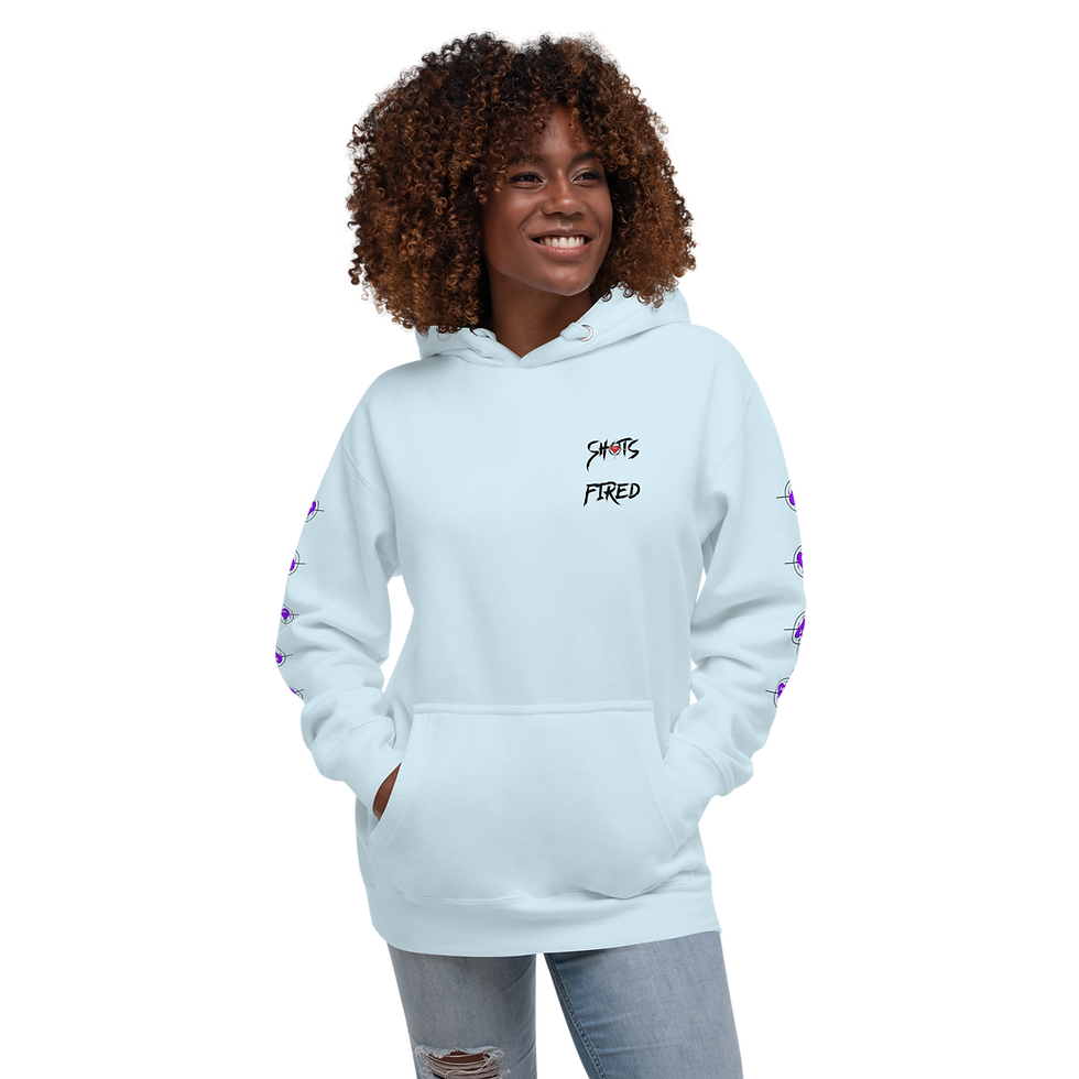 Thumbnail: Backfired Hoodie (purple heart edition)
