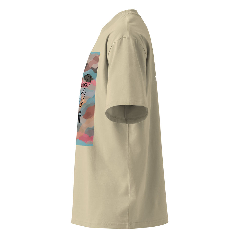 Thumbnail: "Hve u Seen me?" oversized high neck t-shirt